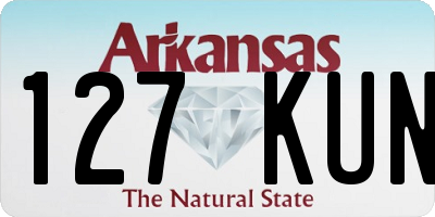 AR license plate 127KUN