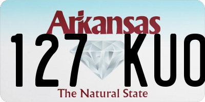 AR license plate 127KUO
