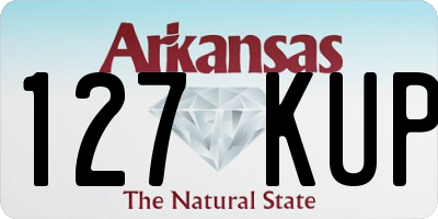 AR license plate 127KUP