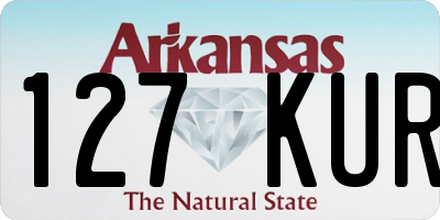 AR license plate 127KUR