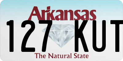 AR license plate 127KUT