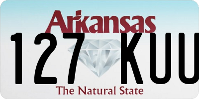 AR license plate 127KUU