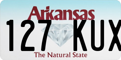 AR license plate 127KUX