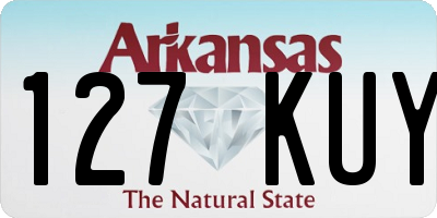 AR license plate 127KUY