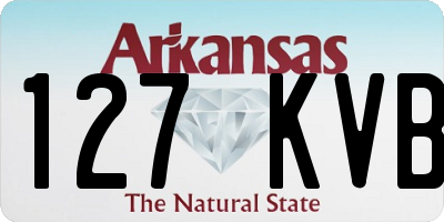 AR license plate 127KVB