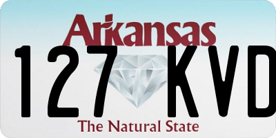 AR license plate 127KVD