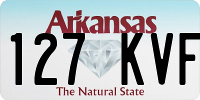 AR license plate 127KVF