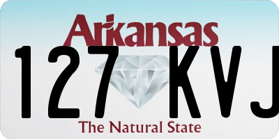 AR license plate 127KVJ