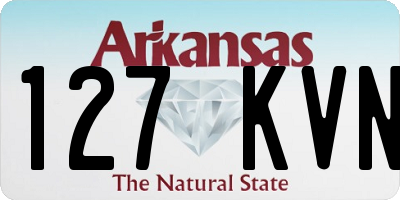 AR license plate 127KVN