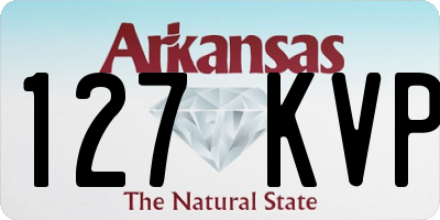 AR license plate 127KVP