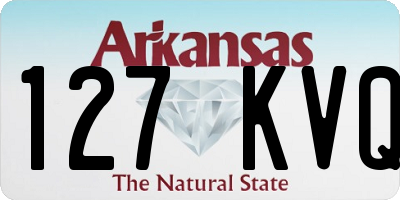 AR license plate 127KVQ