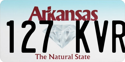 AR license plate 127KVR