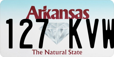 AR license plate 127KVW