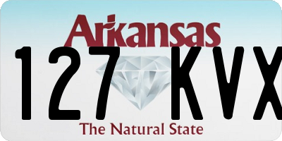 AR license plate 127KVX