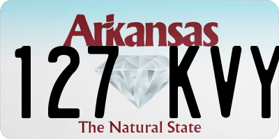 AR license plate 127KVY