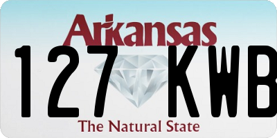 AR license plate 127KWB