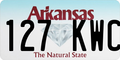 AR license plate 127KWC