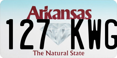 AR license plate 127KWG