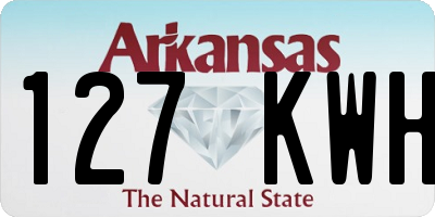 AR license plate 127KWH