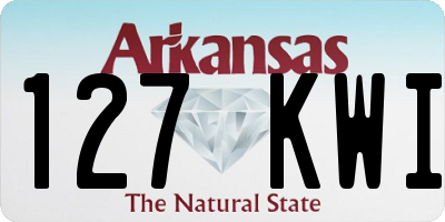 AR license plate 127KWI