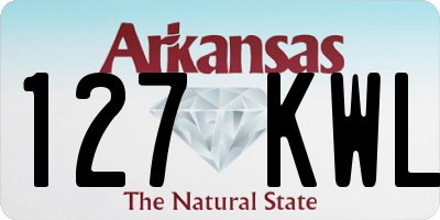AR license plate 127KWL