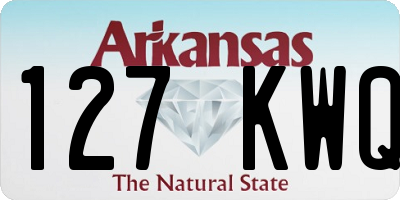 AR license plate 127KWQ