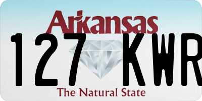 AR license plate 127KWR