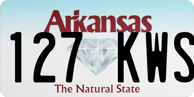 AR license plate 127KWS