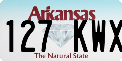 AR license plate 127KWX