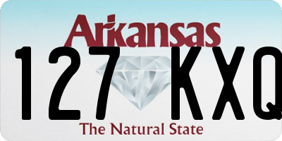 AR license plate 127KXQ