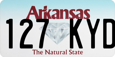AR license plate 127KYD