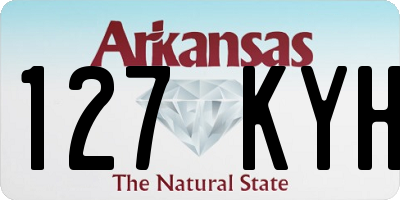 AR license plate 127KYH
