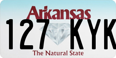 AR license plate 127KYK