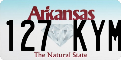 AR license plate 127KYM