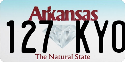 AR license plate 127KYO