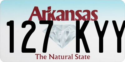 AR license plate 127KYY