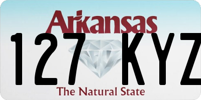 AR license plate 127KYZ