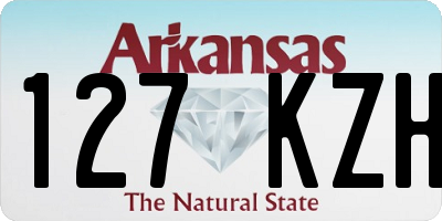 AR license plate 127KZH