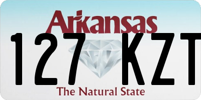 AR license plate 127KZT