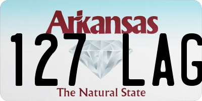AR license plate 127LAG