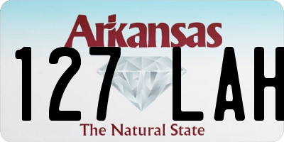 AR license plate 127LAH