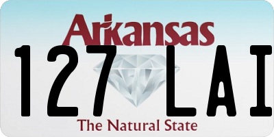 AR license plate 127LAI