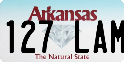 AR license plate 127LAM