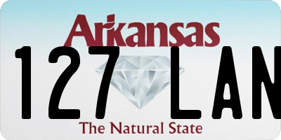 AR license plate 127LAN