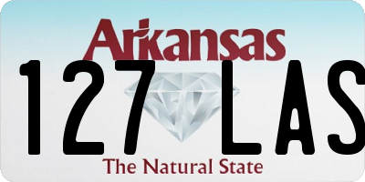 AR license plate 127LAS