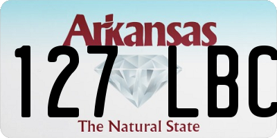 AR license plate 127LBC
