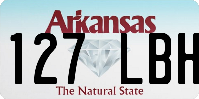 AR license plate 127LBH