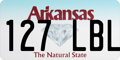 AR license plate 127LBL