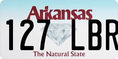 AR license plate 127LBR