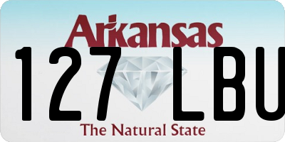 AR license plate 127LBU